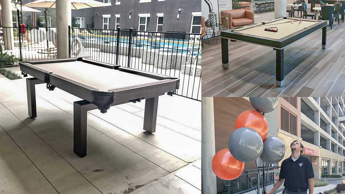 Indoor & Outdoor Entertainment For Dallas Designer Universal Billiards