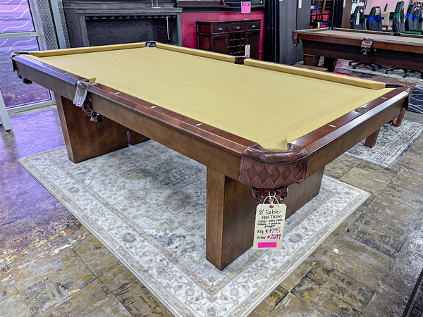 Sable Pool Table Display Outlet "As Is"