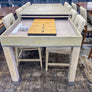 Amelia 9' Shuffleboard Table Dining Package in Dessert - Display Model