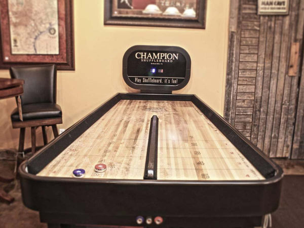 Bankshot Shuffleboard Table + Score Unit
