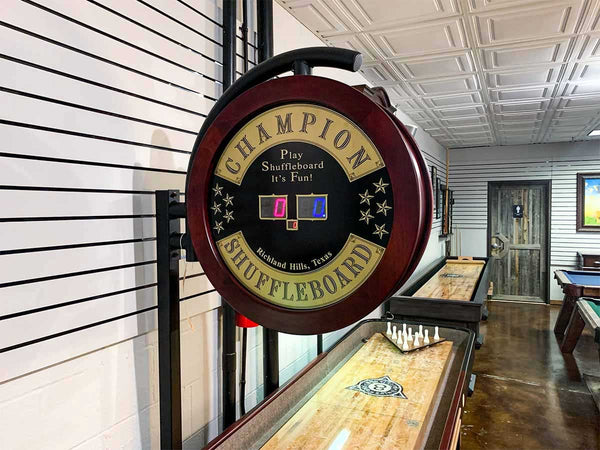 Champion Large Wood Shuffleboard Score Unit