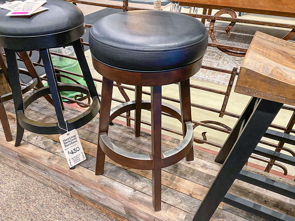 Classic Backless Bar Stool Display Dallas "As Is"