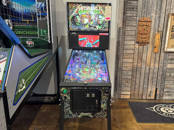 Metallica Pinball Display Dallas "As Is"