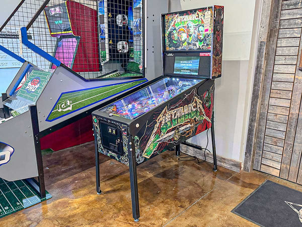 Metallica Pinball Display Dallas "As Is"