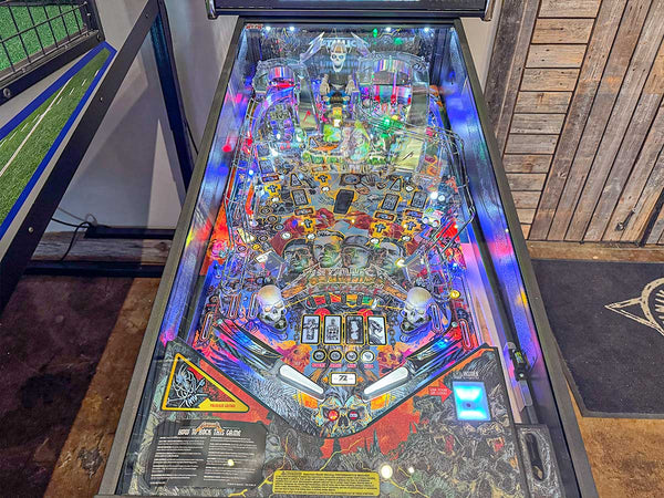 Metallica Pinball Display Dallas "As Is"