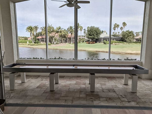 South Beach Outdoor Shuffleboard Table
