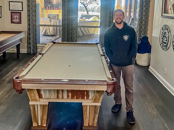 Texas Mustang Pool Table