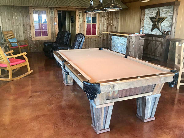 Texas Mustang Pool Table