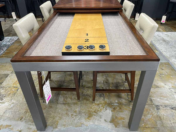 Harper Shuffleboard Table Dining Package Display Outlet "As Is"