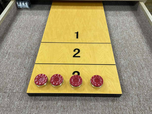 Vivienne Shuffleboard Table Dining Package in Dessert Display Outlet "As Is"