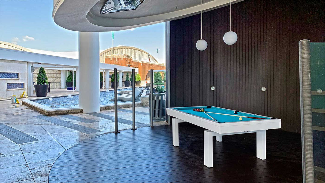 Downtown Dallas Poolside Game Tables – Universal Billiards