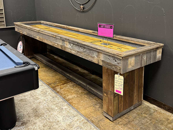 Texas Colvin Shuffleboard Table Display Outlet "As Is"