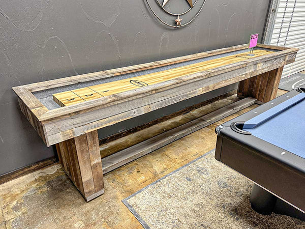 Texas Colvin Shuffleboard Table Display Outlet "As Is"