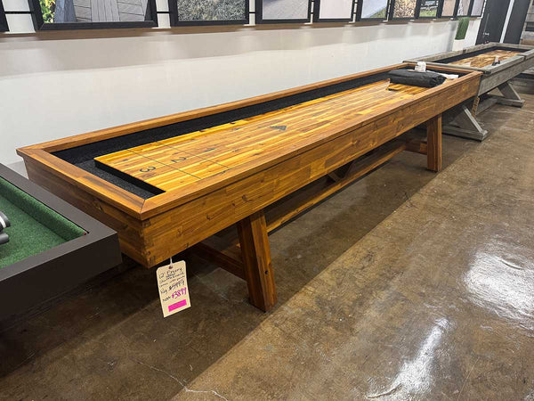 Emory Outdoor Shuffleboard Table Display Dallas "As Is"