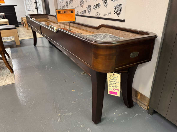 Ginger Shuffleboard Table Display Dallas "As Is"