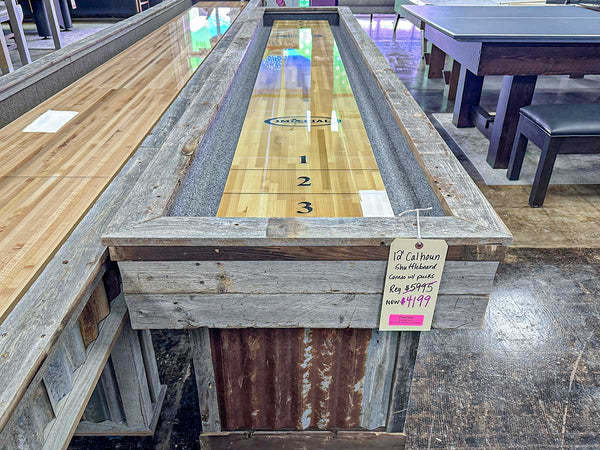 Calhoun Shuffleboard Table Display Outlet "As Is"