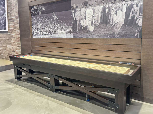 Rustic Shuffleboard Table