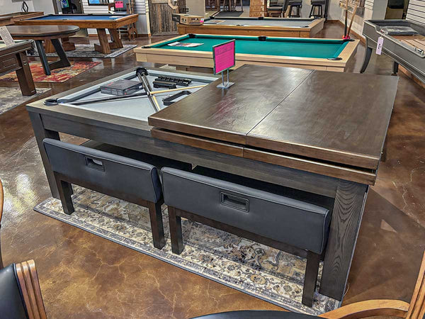 Petra Pool Table + Dining Top Display Dallas "As Is"