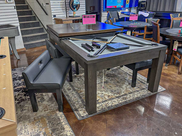 Petra Pool Table + Dining Top Display Dallas "As Is"