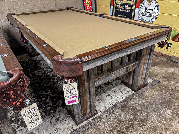 Texas Lucy Pool Table Display Dallas "As Is"