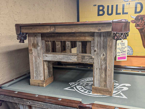 Texas Otis Pool Table Display Dallas "As Is"