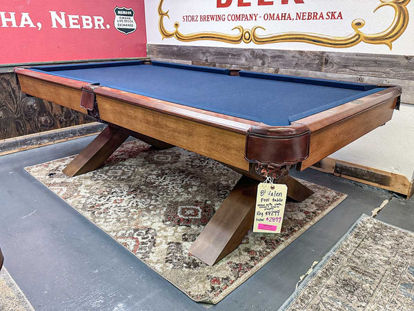 Valen Pool Table Display Dallas "As Is"