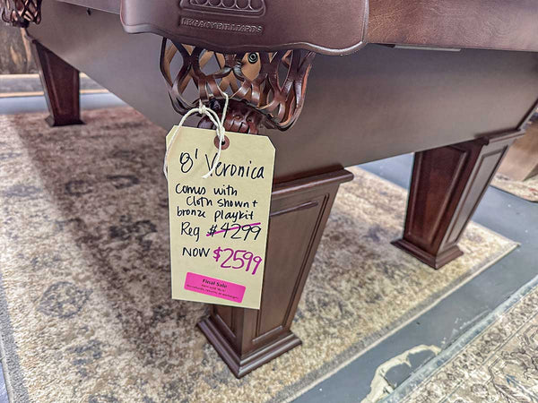 Veronica Pool Table Display Dallas "As Is"
