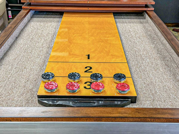 Chloe Shuffleboard Table Dining Package Display Frisco "As Is"