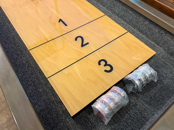 Classic Shuffleboard Table Display Dallas "As Is"