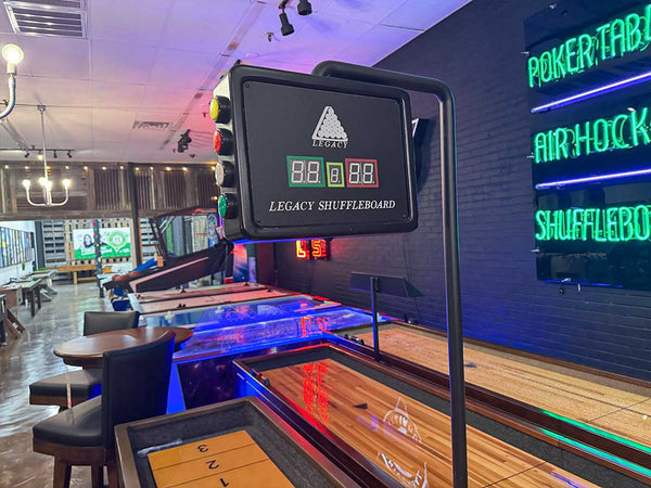 Classic Shuffleboard Table Display Dallas "As Is"