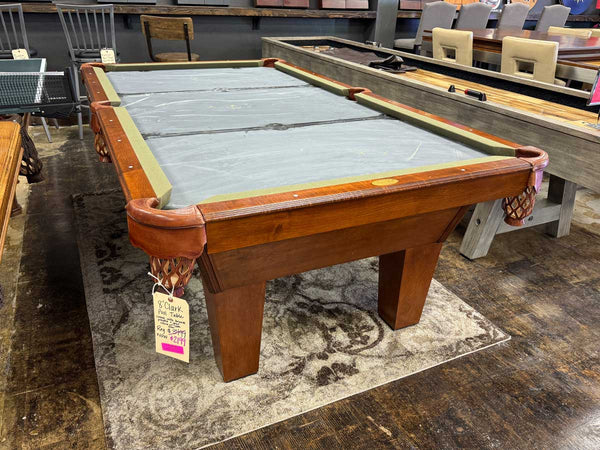 Clark Pool Table Display Outlet "As Is"