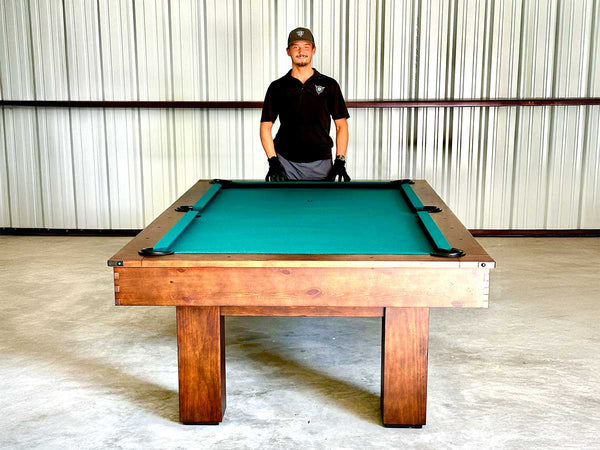 Colt II Rustic Pool Table