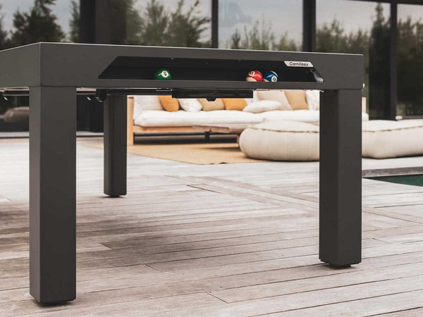 Classic Outdoor Pool Table + Dining Top