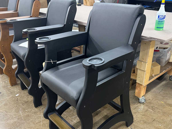 Enzo Spectator Chair Display Dallas "As Is"