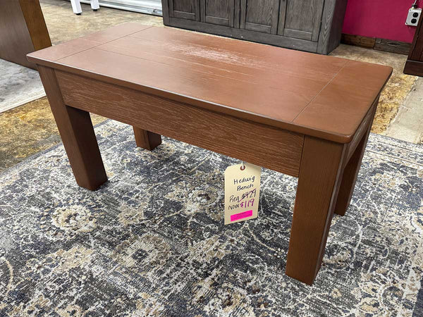 Hedwig Backless Bench Display Dallas "As Is"
