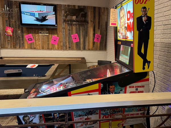 James Bond Pinball Display Dallas "As Is"