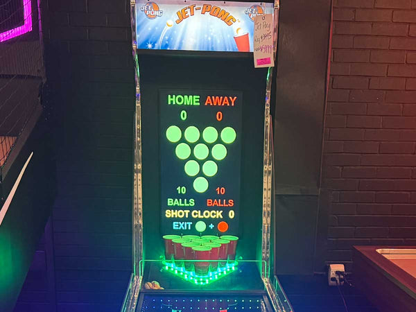 Jet Pong Home Edition Display Dallas "As Is"
