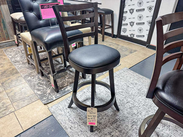 Kelly Backed Bar Stool Display Dallas "As Is"
