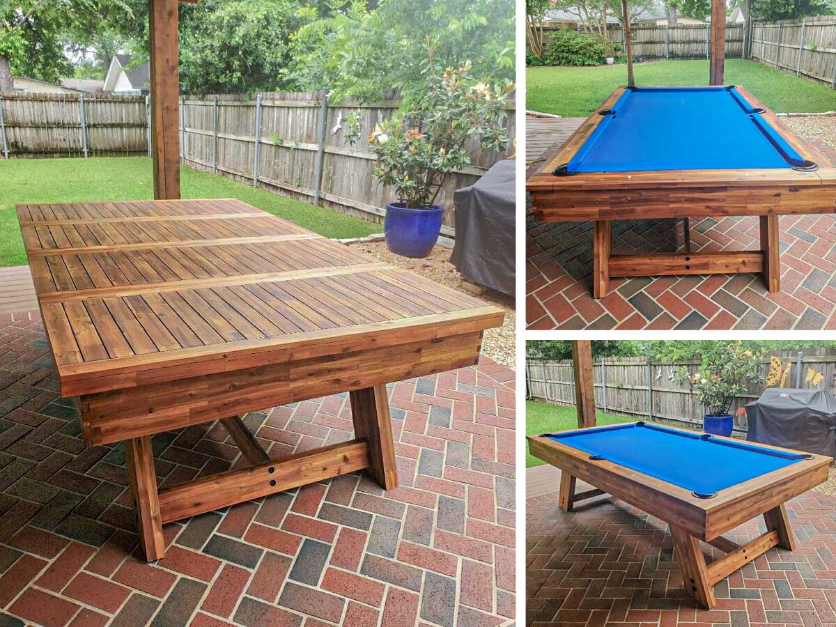 Legacy Outdoor Pool Table Dining Top – Universal Billiards