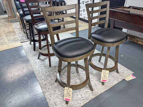 Martin Backed Bar Stool Display Dallas "As Is"