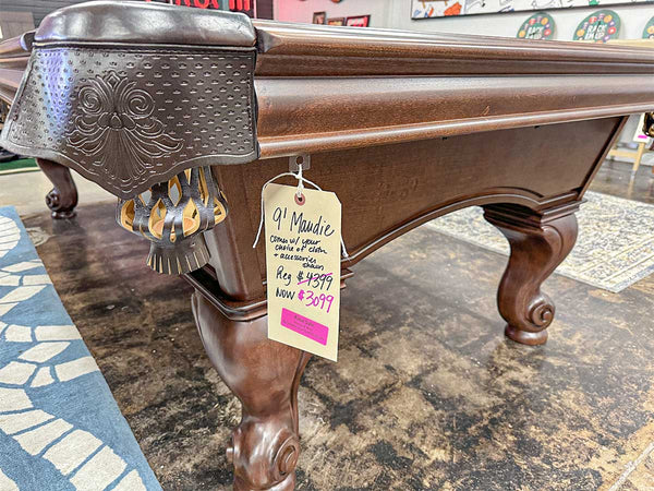 Maudie Pool Table Display Outlet "As Is"