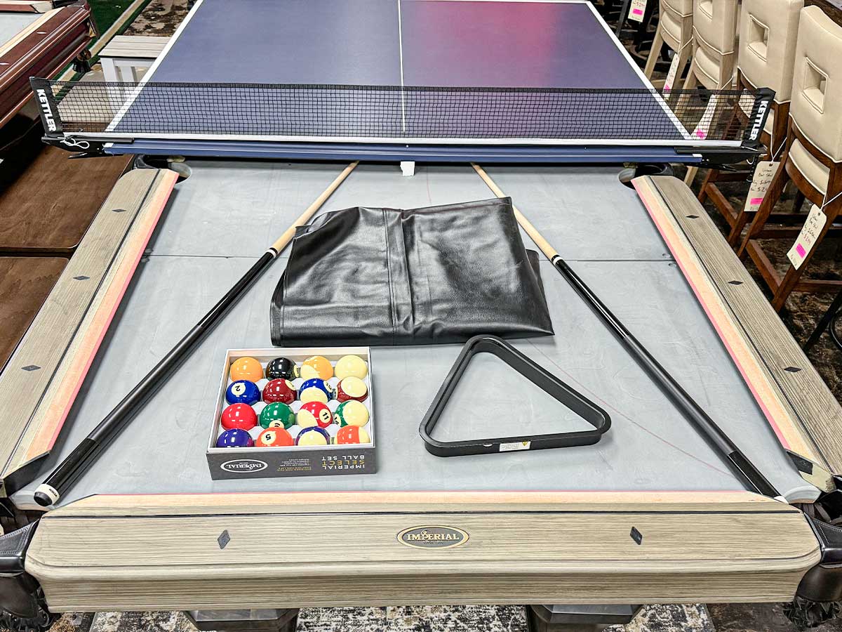 Niles Pool Table + Ping Pong Top Display Outlet "As Is"