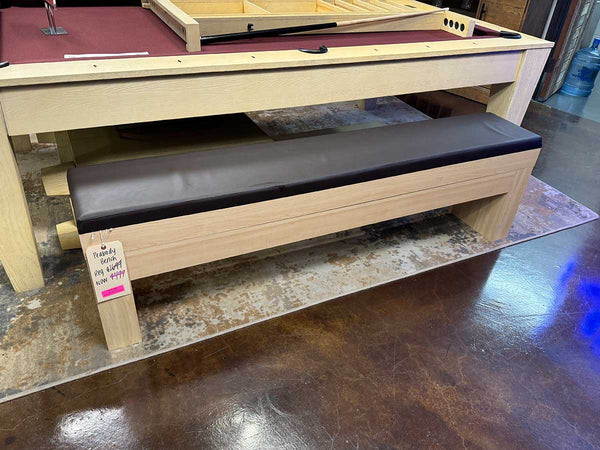 Peabody Backless Bench Display Dallas "As Is"