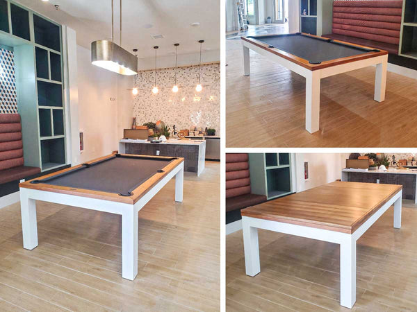 Penelope II Pool Table + Dining Top