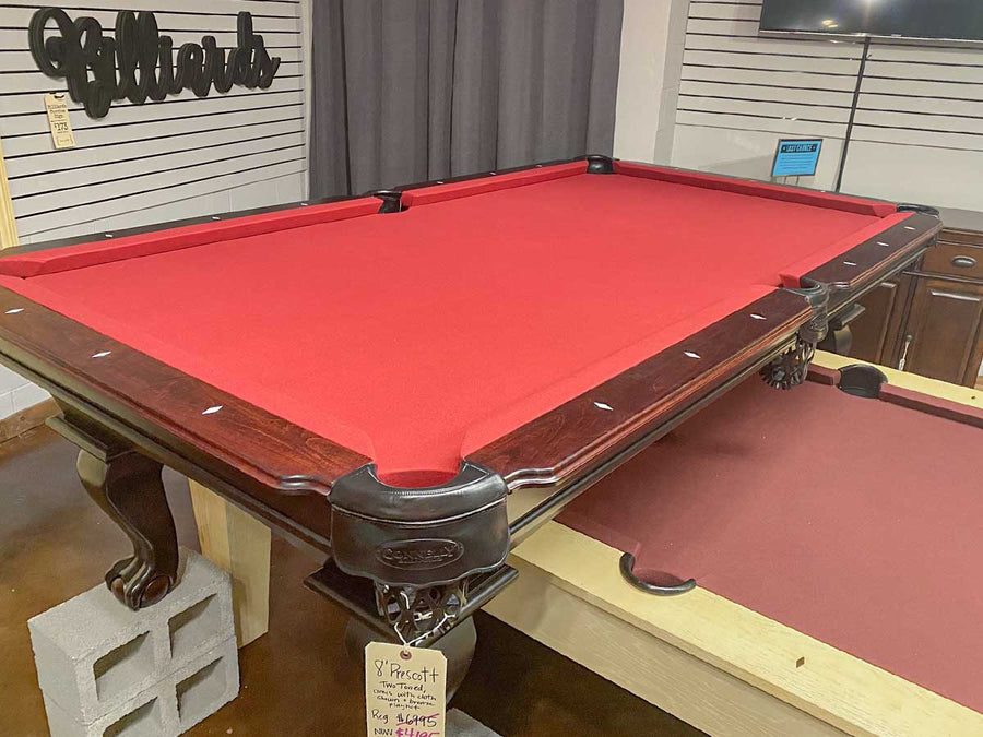 Prescott Two-Toned 8' Pool Table - Display Model