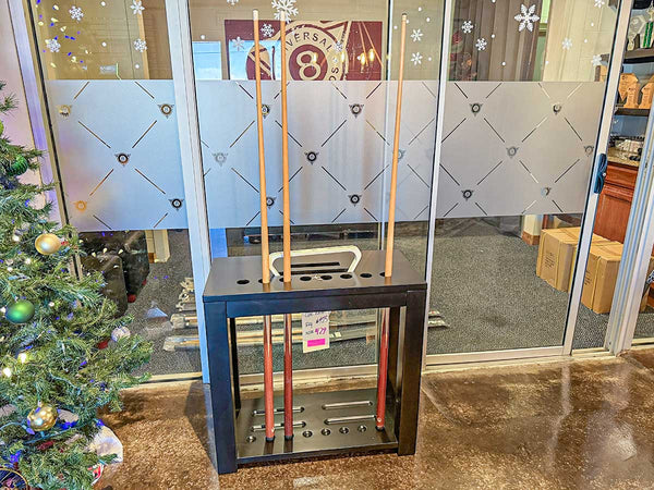 Riley Cue Rack Display Dallas "As Is"