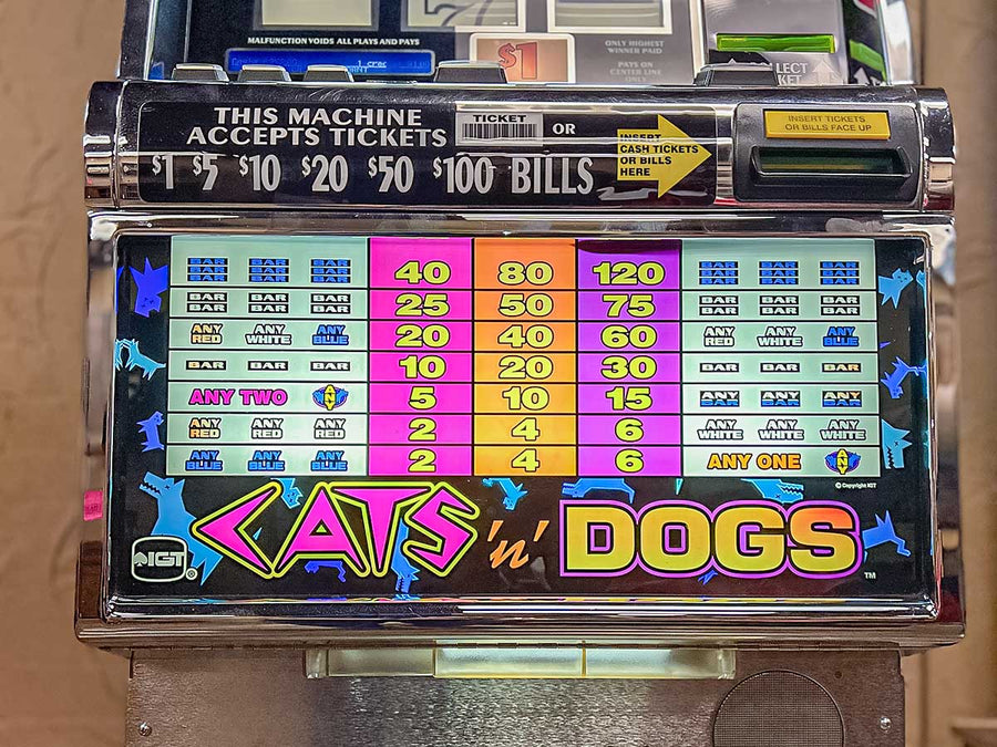 Cats N Dogs Slot Machine - Refurbished