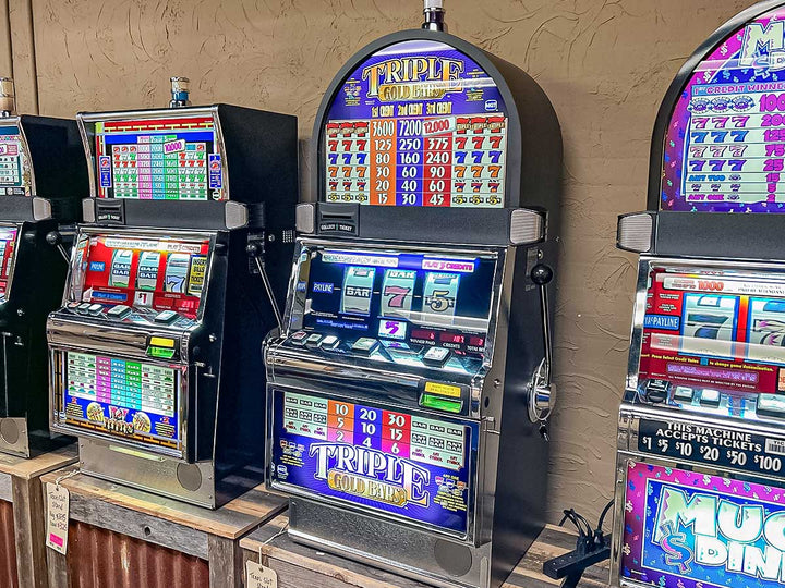 Triple Gold Bars Slot Machine - Refurbished