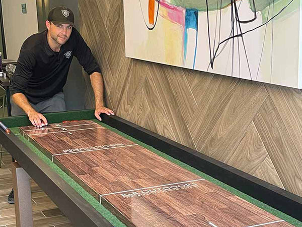 South Beach Outdoor Shuffleboard Table