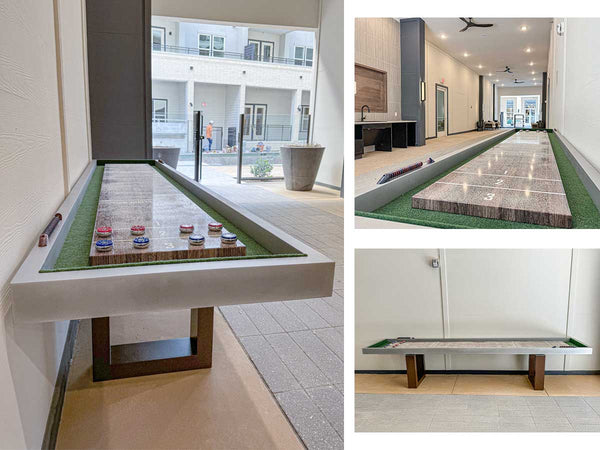 South Beach Outdoor Shuffleboard Table